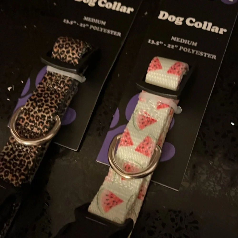 Adorable dog collars! NEW x‎ 2